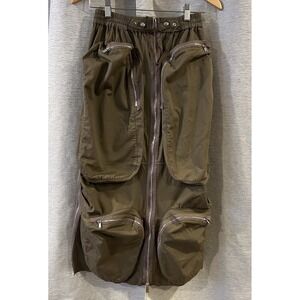 Nichole Lynel‎ Cargo Military Pocket Skort Green Size Medium